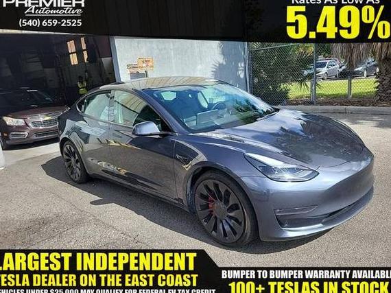 TESLA MODEL 3 2022 5YJ3E1EC3NF239817 image